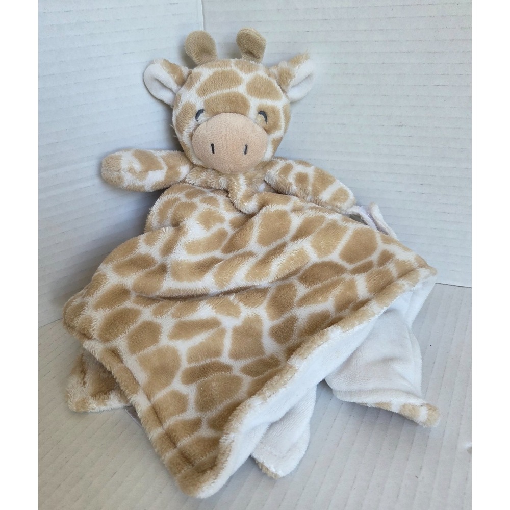 Carters Giraffe Pacifier Holder Clip Loop Lovey Security Soother Blanket Plush